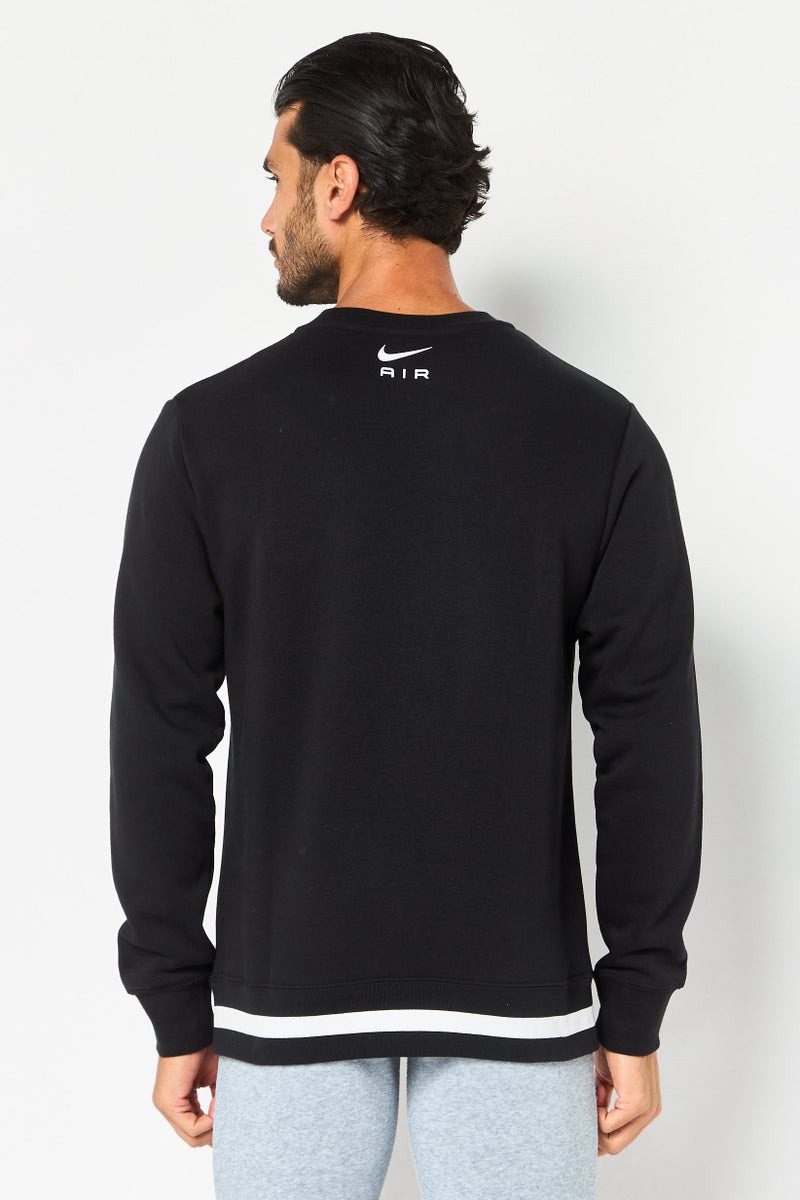 Nike Men Sportswear Fit Long Sleeve Outdoor Sweatshirt, Black - Image 2